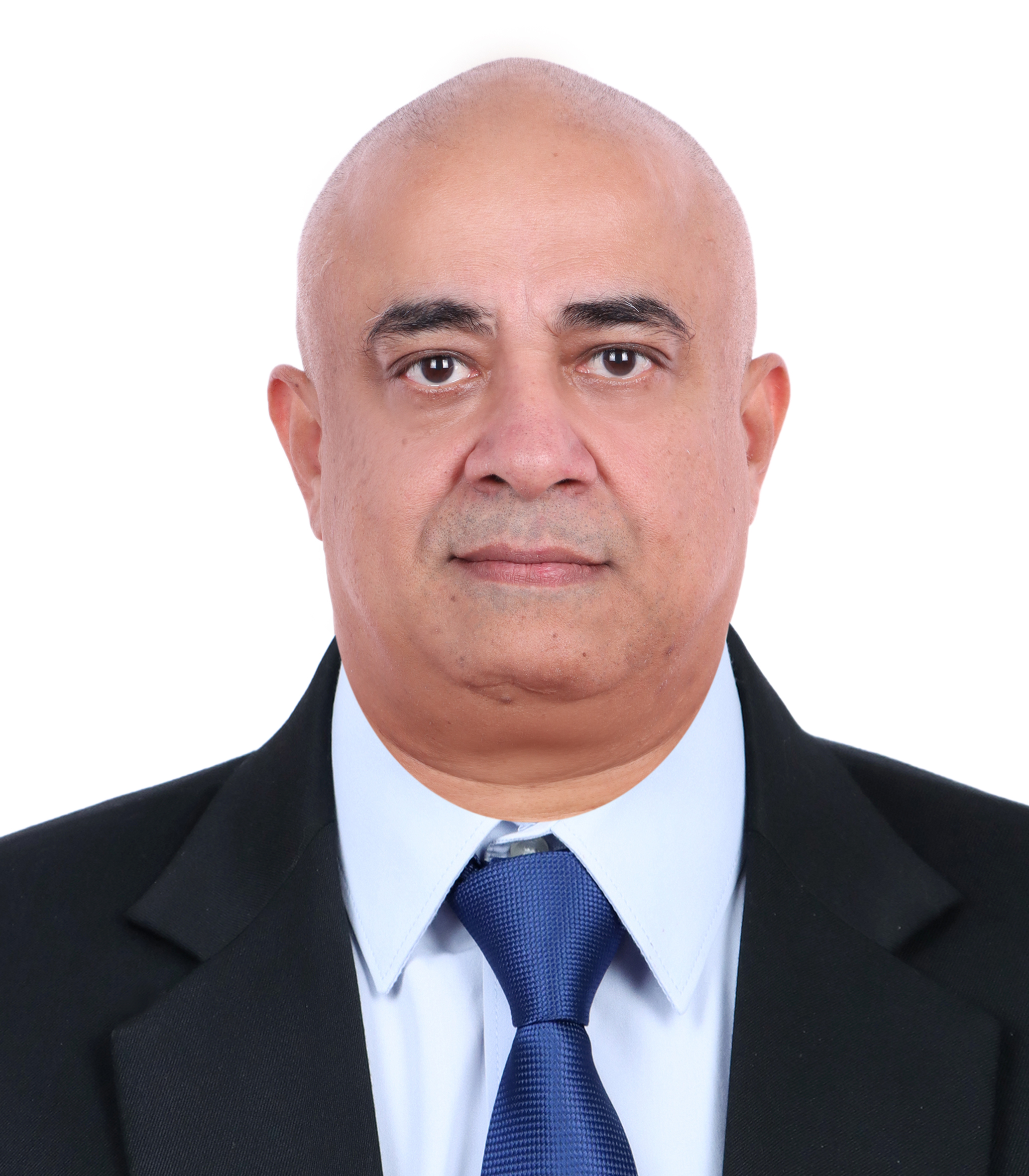 Abid smiling in black suit